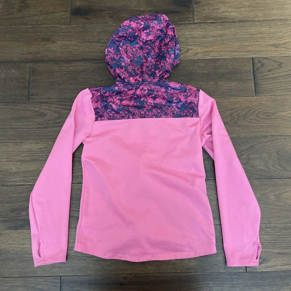 The North Face Jacket Girls Size M (10/12)‎ Pink Zip Hood